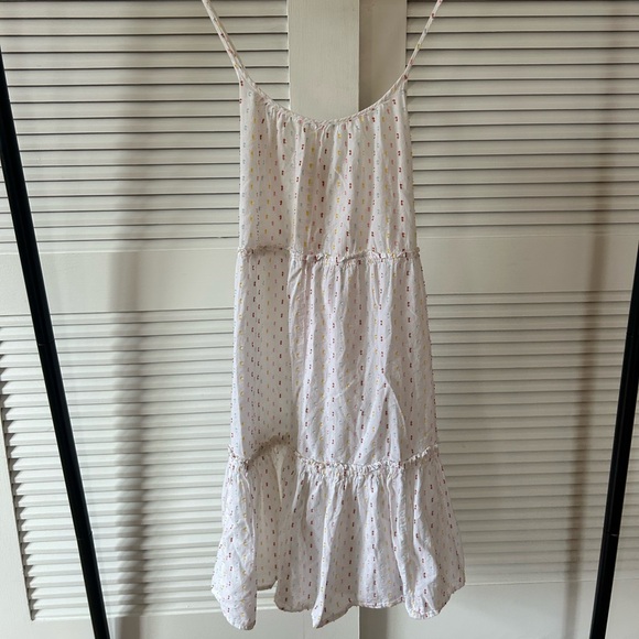 Madewell Cream Floral Spaghetti-Strap Chemise - Picture 3 of 6